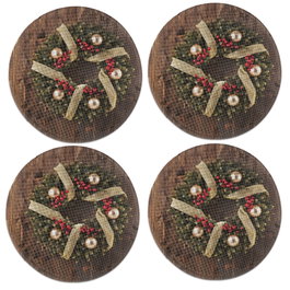 Hermia Set de 4 Salvamanteles Multicolor de 37 cm